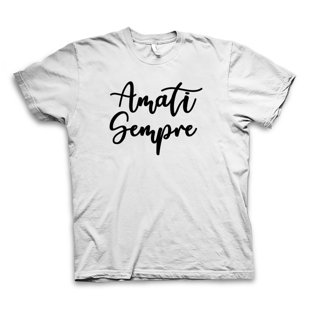 MERCH 2021 TSHIRT AMATI SEMPRE ULTIMO Honiro Store