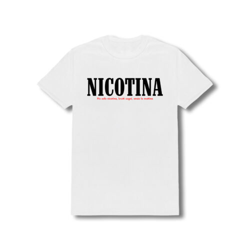MOSTRO - NICOTINA WHITE TEE